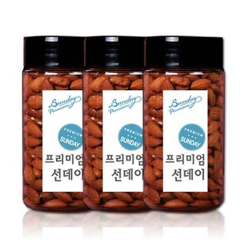 [선데이견과]아몬드240g*3