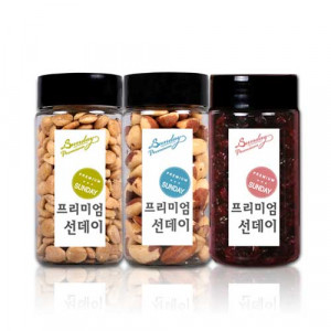 [선데이견과]사차인치200g+브라질넛230g+크렌베리220g