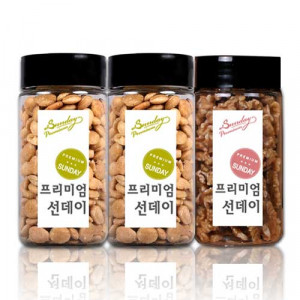 [선데이견과]사차인치200g*2+호두130g