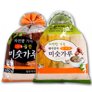 [자연향가득]돼지감자 미숫가루 1kg+18곡 종합미숫가루 1kg