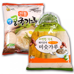 [자연향가득]돼지감자 미숫가루 1kg+냉콩국가루 1kg