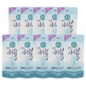 km착한버블 친환경 섬유유연제 300ml 10p