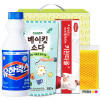 km유한락스 탑셰프베이킹소다300리필 빨아쓰는키친타올 망사수세미(4종)