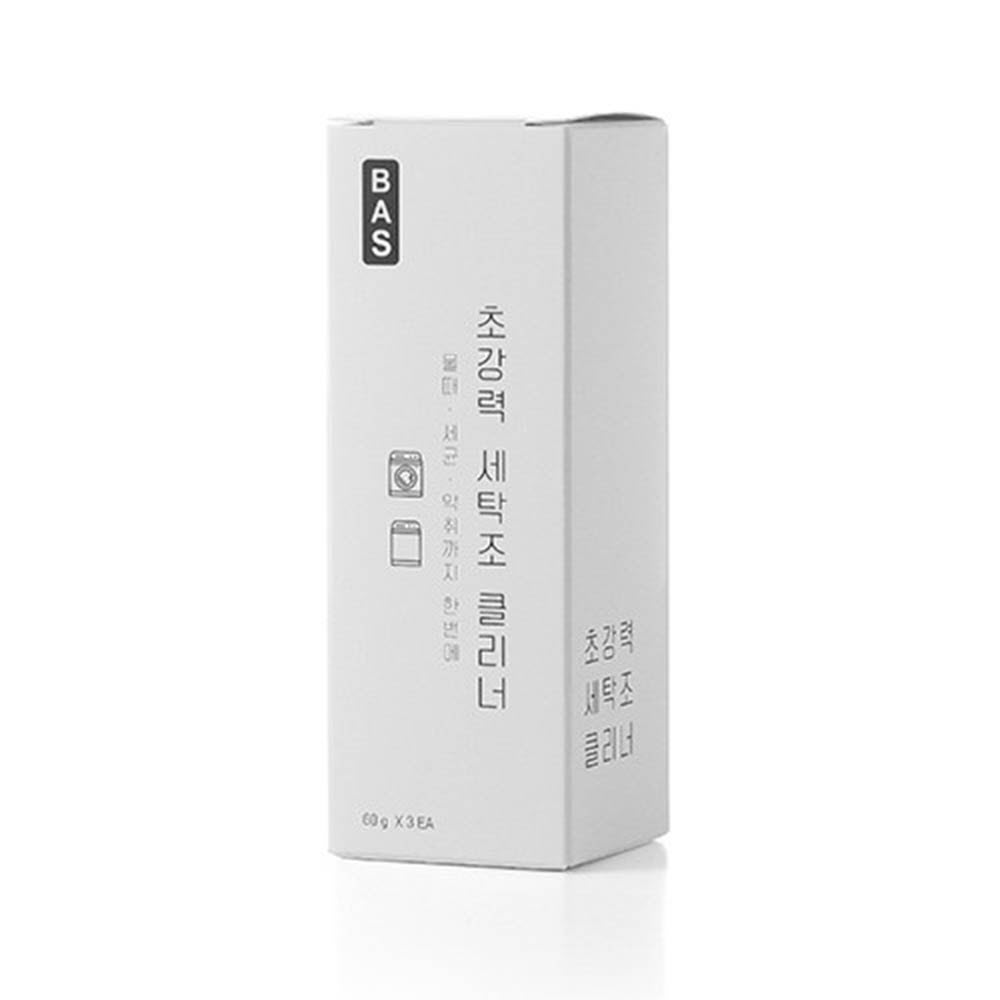 km바스(BAS) 초강력 세탁조 클리너 (60g*3포)