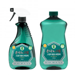 km은나노 스텝 다용도세제 550ml + 1100ml 리필 스프레이형 시즌2