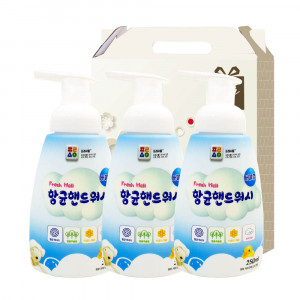 km프레시웰 항균핸드워시3종세트