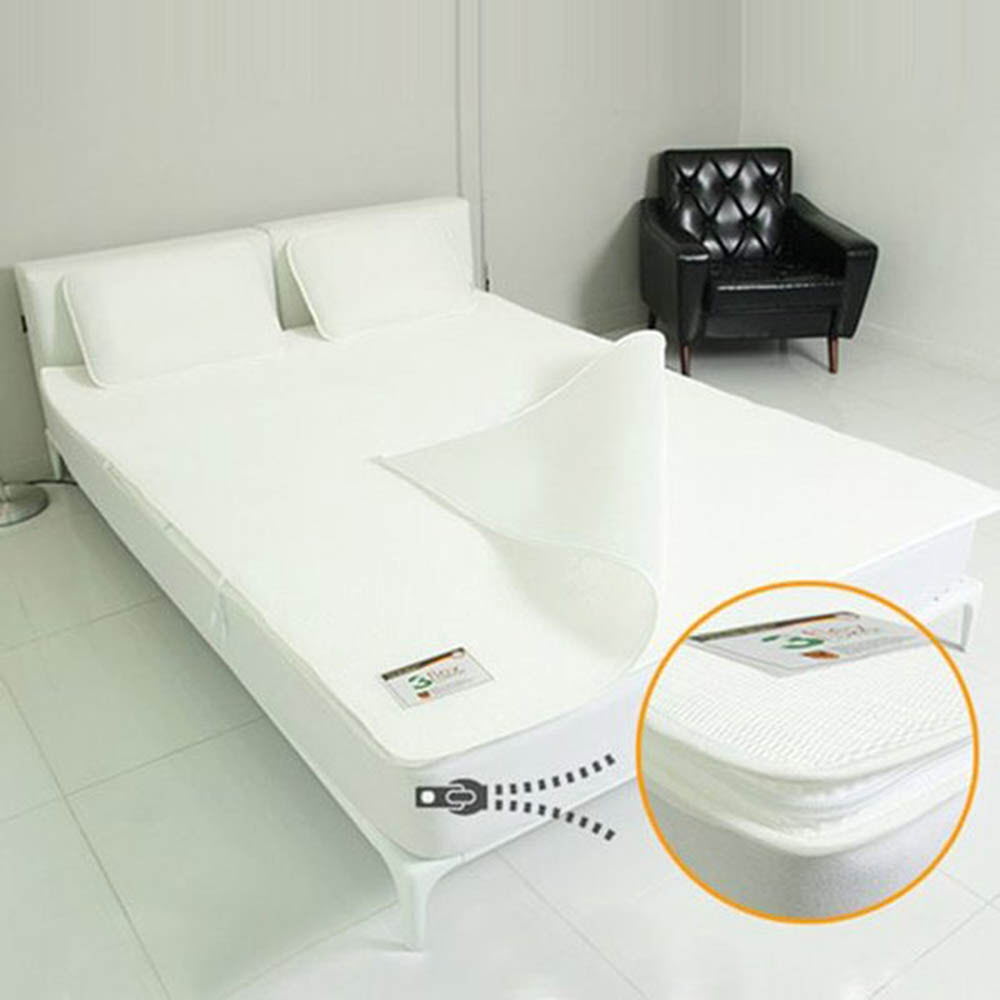 km매쉬원 3D Mesh 화이트매트 3.2cm MW-3315 퀸