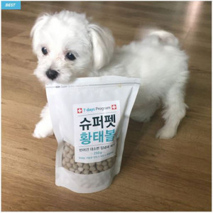 km슈퍼펫 황태볼 250g (애견간식 강아지 기능성 간식 입냄새 대소변냄새 제거)