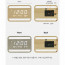 km플라이토 우드 네이쳐 LED 탁상 벽시계 23cm