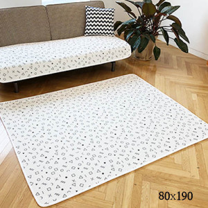 km마르페이 지그재그 3D매쉬매트 유아매트 겸용 80*190