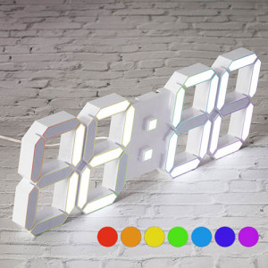km국산 루나리스 프라임 3D LED 벽시계 LG전구 38cm
