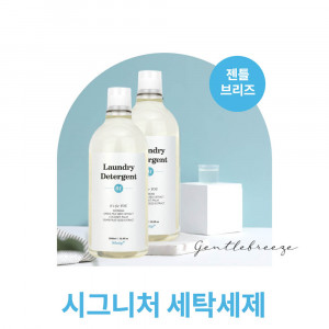 km웨일리 온가족 중성 세탁세제 1000ml X 2/펌프별도