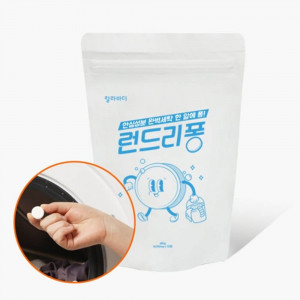 km랄라바디 한 알로 간편함을 더한 발포 세탁세제 런드리퐁 4,000mg*70정(280g)