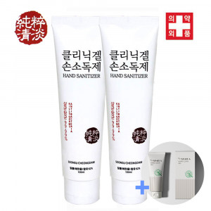 km순수청담 클리닉겔 살균손소독제 100ml 2EA+ 코리아나 핸디젤 100ml 1EA