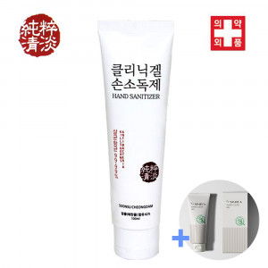 km순수청담 클리닉겔 살균손소독제 100ml 1EA+ 코리아나 핸디젤 100ml 1EA