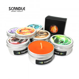 [km]S.candle 캠핑캔들 1P/6가지 향 중 랜덤 포장