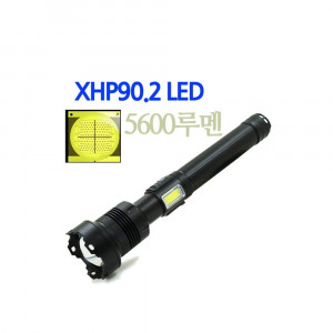 [km]XHP 90.2 LED 서치라이트 COB랜턴 손전등 5600루멘 PO814 아X