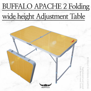 [km]버팔로 아파치 2폴딩 캠핑 테이블 (높이조절가능) BCTA1505