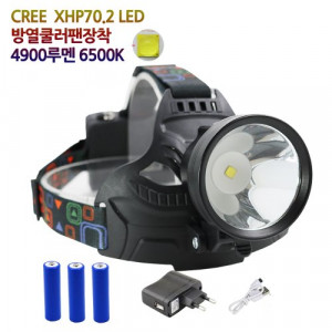 [km]강력한 서치형 LED 충전식 헤드랜턴(LP702-1) MAX4900