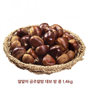 [km]알알이 공주 알밤 대보 밤 중 1.4kg