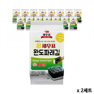 [km][새우표] 완도 파래 도시락김 4g x 32봉