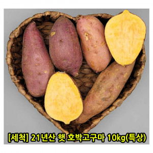 [km][세척] 21년산 햇 호박고구마 10kg(특상)