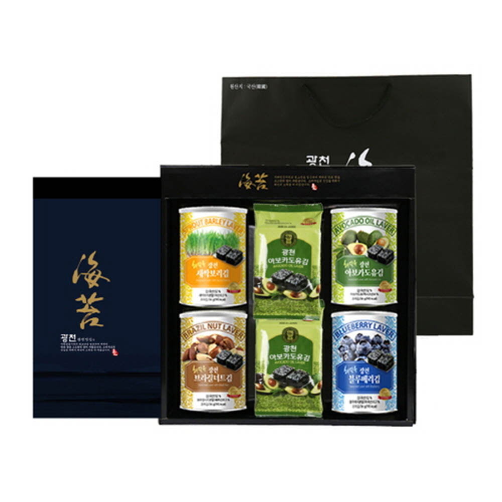 [km]명품광천김 명품광천4캔 종합