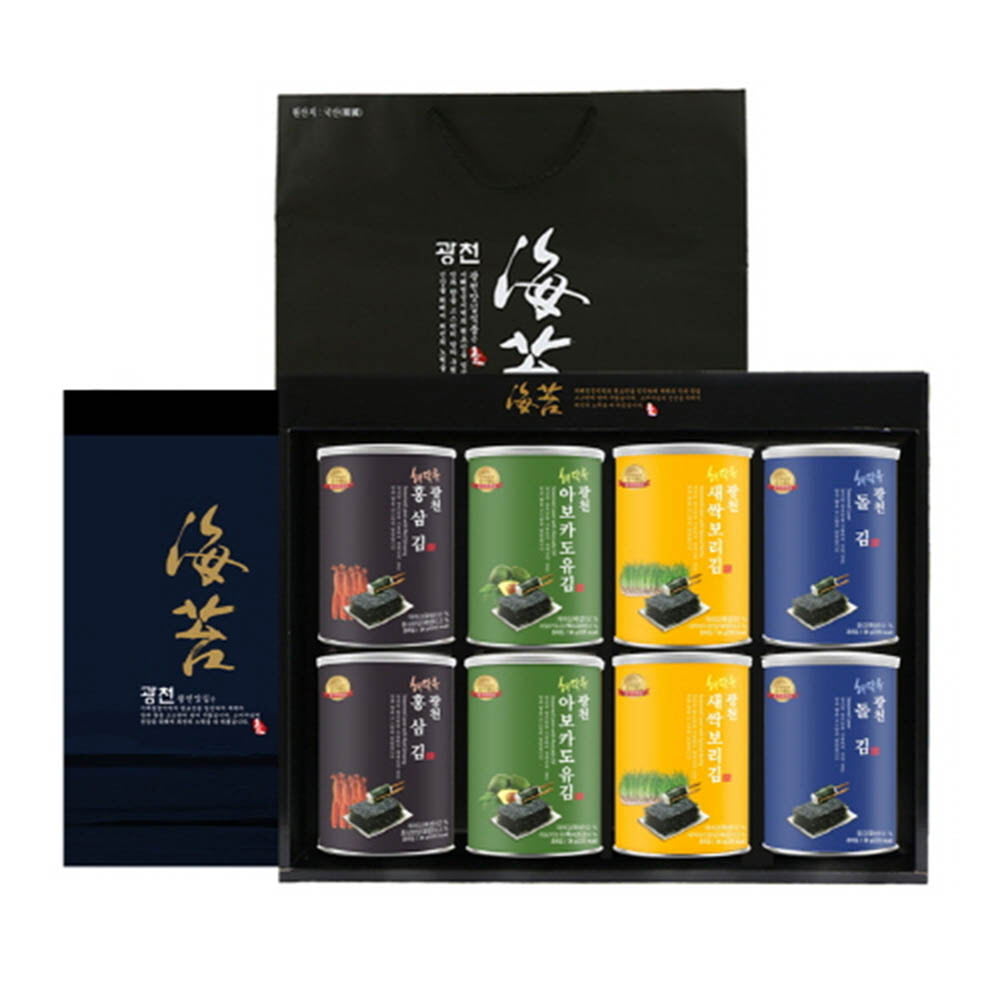 [km]명품광천김 명품광천8캔 종합