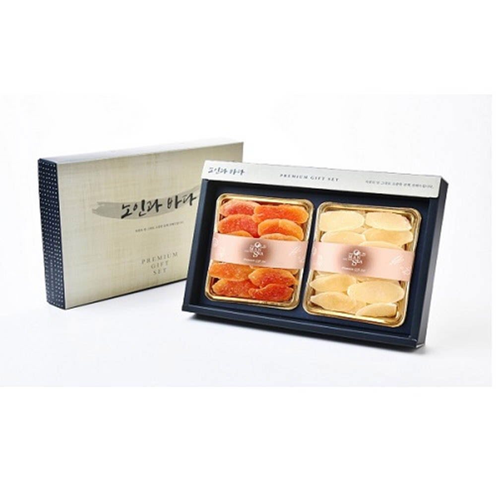 [km][노인과바다] 건과일 세트 2호 / 건파파야250g, 건파인애플270g / o-24