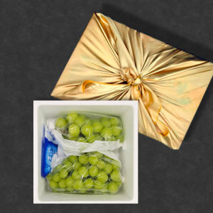 [km][보자기포장+감사엽서동봉] 샤인머스켓 명절 과일선물세트 2kg(3~4수)