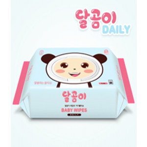 [km][달곰이]데일리 베이직 플레인 캡형 물티슈 캡형 (80매*10팩)*2ea