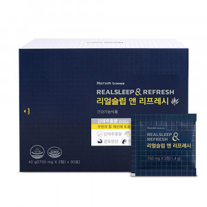 [km]휴럼 리얼슬립 앤 리프레시 1박스(700mg x 2정 x 30포)