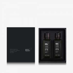 [km]쿠엔즈버킷 저온압착 프리미엄 참.들기름 100ml 세트