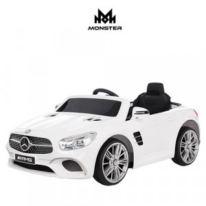[km]몬스터토이즈 Benz SL400 프리미엄 유아전동차 아기자동차 / 화이트, 레드