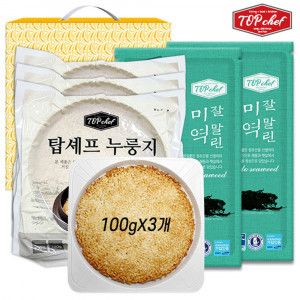 [km]탑셰프 누룽지100g3P 잘말린미역40g2P(5종)