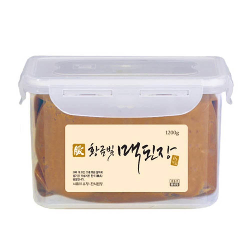 [km][P10-210]대한민국 식품명인 제45호 성명례 맥(脈)명인 황금빛 맥된장 1.2kg