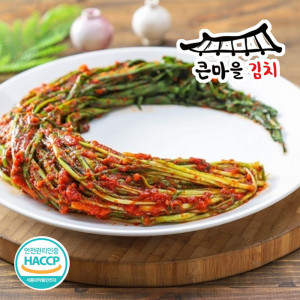 [km]국내산 100% 큰마을김치 HACCP 부추김치 1kg