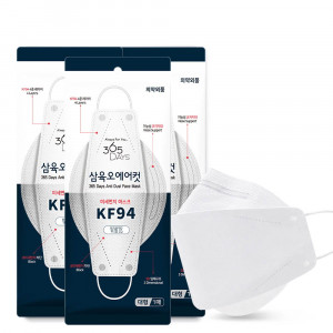 [km]삼육오데이즈 KF 94 3D 황사마스크 100매 (흰색)