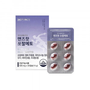 [km]한미생활건강 쏘팔메토 옥타코사놀 500mg x 30캡슐(1개월분)