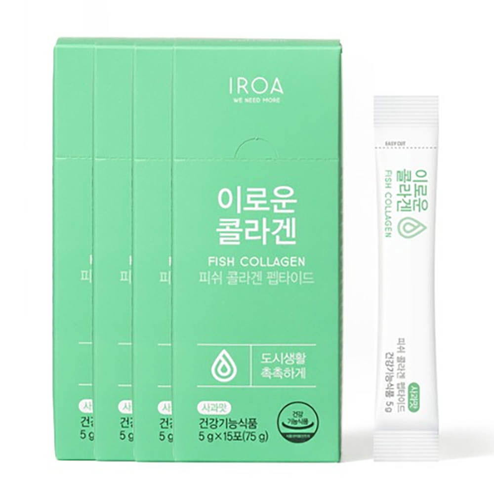 [km]이로아 이로운 콜라겐 4박스 (5g x 60포)