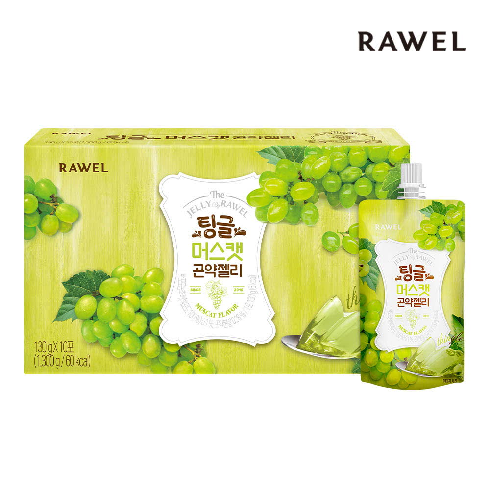 [km]로엘 머스캣 곤약젤리 1,300g (130g x 10팩)