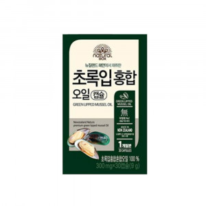 [km]내추럴박스 초록입홍압오일 캡슐 9g (300mg x 30캡슐)