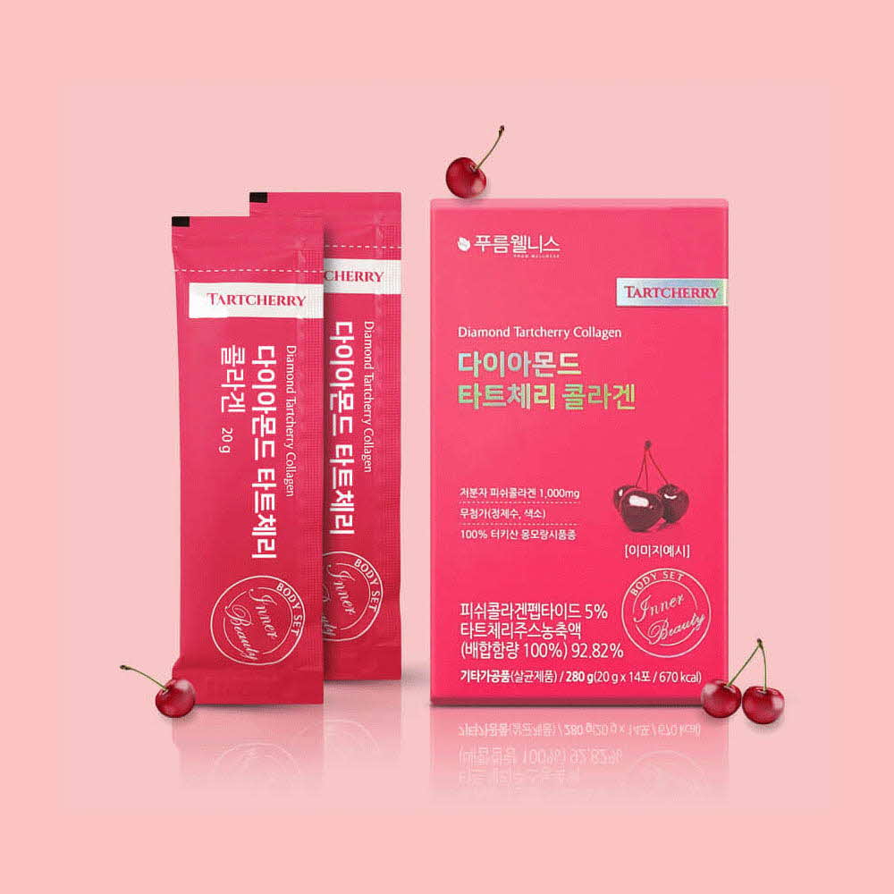 [km]푸름웰니스 다이아몬드 타트체리 콜라겐 14개입