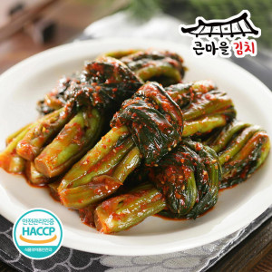 [km]국내산 100% 큰마을김치 HACCP 갓김치 1kg