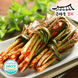 [km]국내산 100% 큰마을김치 HACCP 파김치 1kg