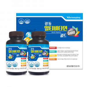 [km]광동 멀티비타민골드 900mg X 60정 X 2개