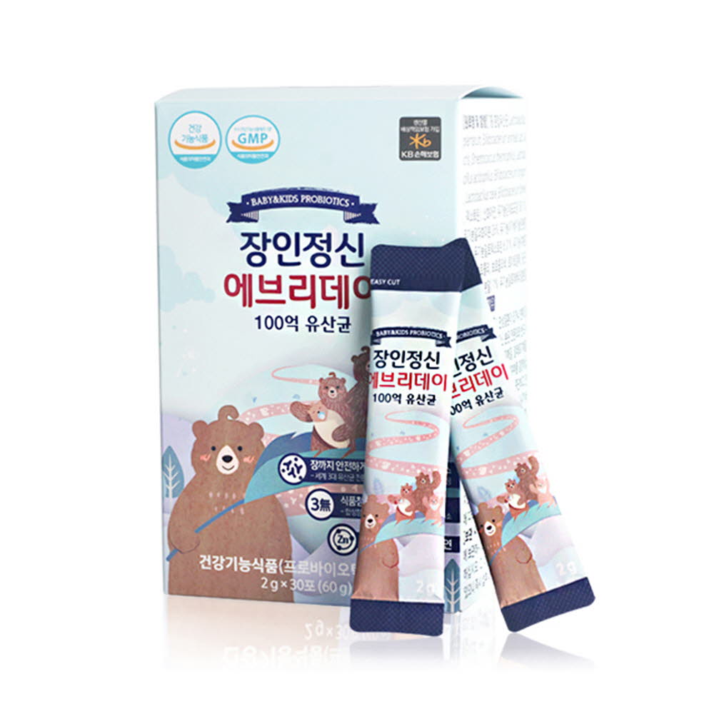 [km]장인정신 에브리데이 100억 유산균 아연(3gx30포) 1박스