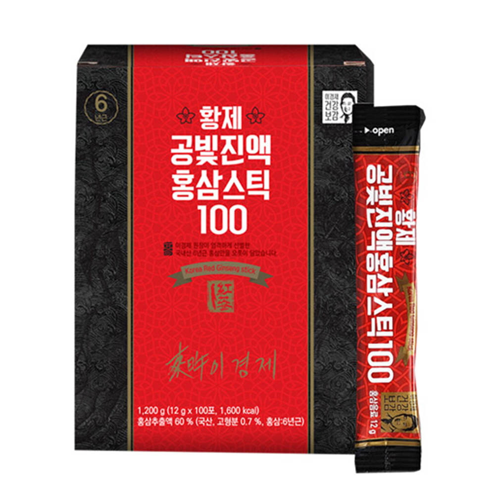 [km]이경제 황제 공빛진액 홍삼스틱 100 (12g*100포)