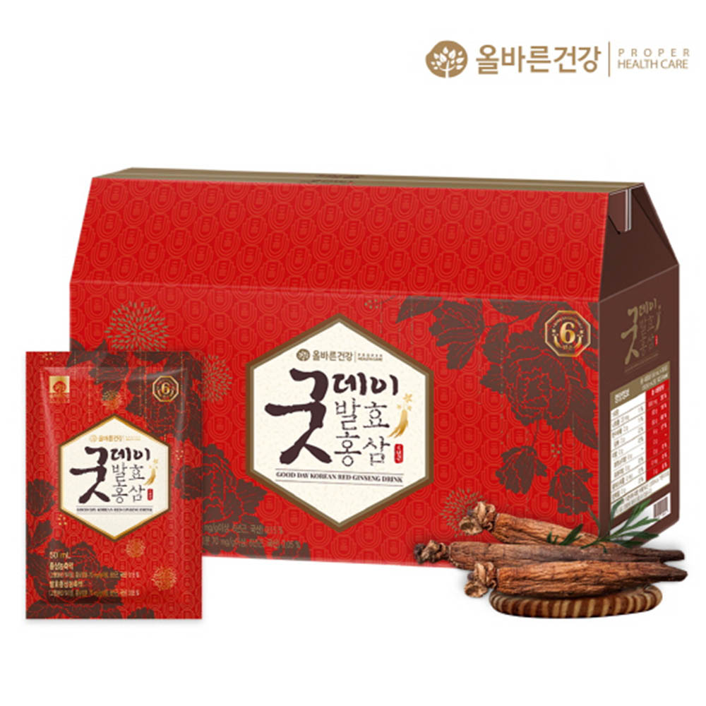 [km][올바른건강] 굿데이 발효홍삼 50ml x 30포