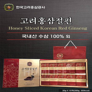 [km]한국고려홍삼공사 고려홍삼절편 20g x 10ea
